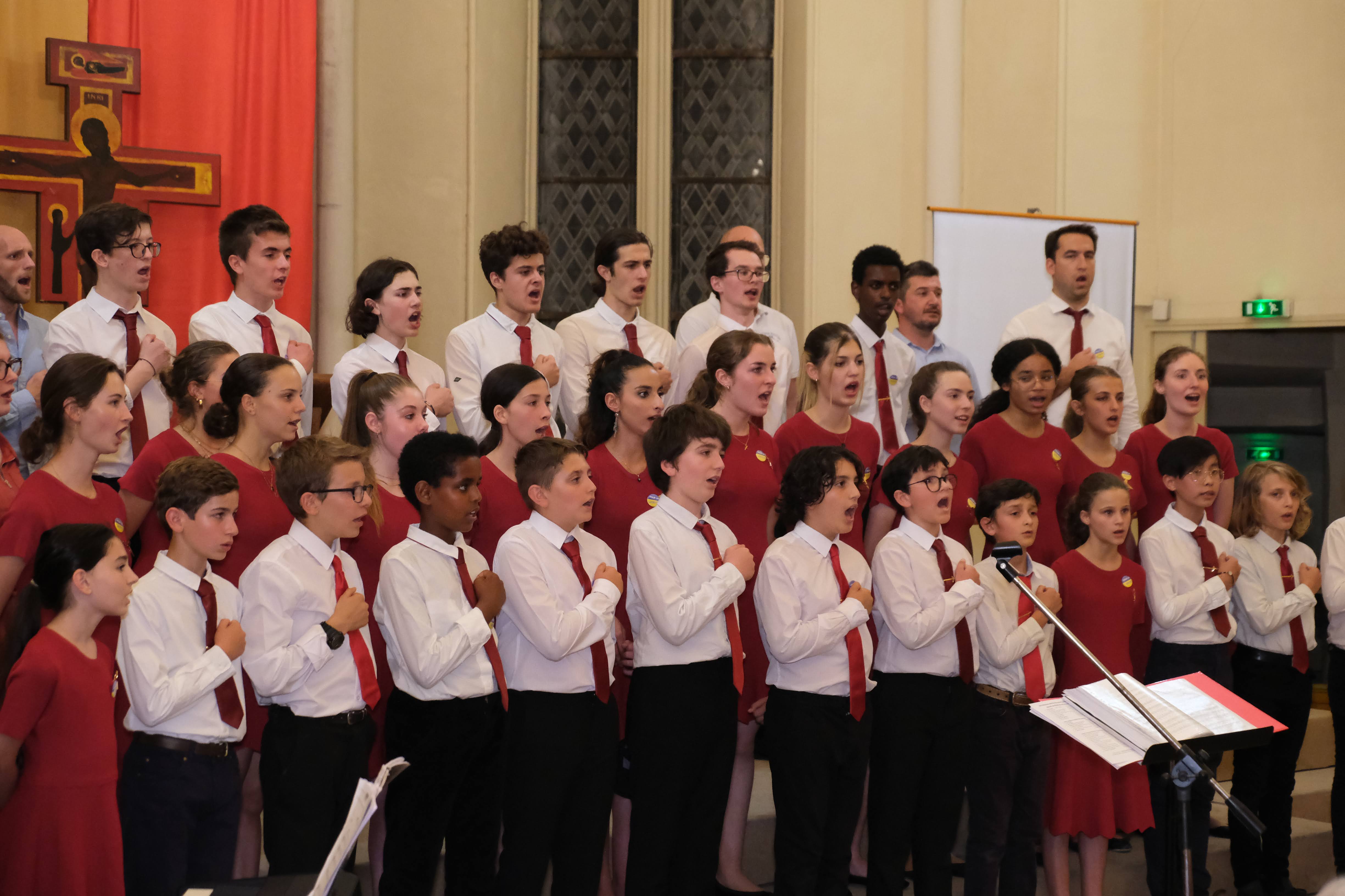 Une soirée intense en émotions en soutien aux habitants de Kharkiv.